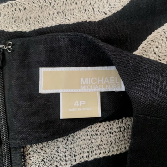 Michael kors zebra embroidered dress size 4P - Picture 6 of 6